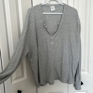 OFFLINE By Aerie Wow! Waffle Henley T-Shirt